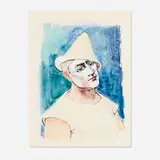 Walt Francis Kuhn, Circus Clown, 1942, watercolor and ink on paper