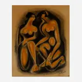 Alexander Archipenko, Orange and Black