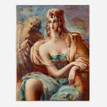 Alexander Archipenko, Untitled (Cleopatra), 1932, oil on canvas