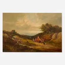 John Linnell, Untitled, oil on canvas