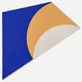 Leo Valledor, Slantize, 1985, acrylic on canvas