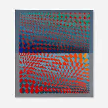 Francis Hewitt, Fallout Twist, 1962, acrylic on canvas