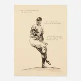 No title (One of the…) by Raymond Pettibon, 1992, ink on paper, sold Nov 2024