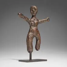 Man by David Larwill, 2009, patinated bronze, sold Nov 2024