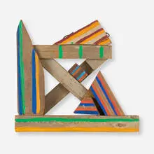 Betty Parsons, Beauborg, acrylic on wood construction