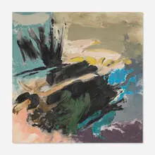 Friedel Dzubas, Apparition, 1985, Magna acrylic on canvas