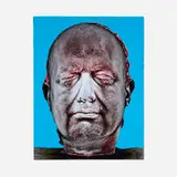 Marc Quinn, Self (Blue), 2007, archival pigment print on aluminum with acrylic hand-painting