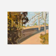 Lois Dodd, Untitled, 1995, oil on board