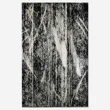 Gregor Hildebrandt, Fremde Nacht (Strange Day (Cure)), 2009, cassette tape and dispersion on canvas
