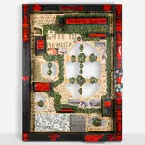 Thomas Hirschhorn, Gate to Reality, 2006, wood, black and camouflage tape, nails, screws, wooden fiberboard, bubble wrap, stickers, prints, transparent cover and felt