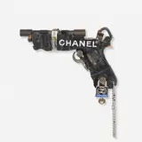 Tom Sachs, .357 Magnum, 1997, oil, cloth tape, wood and metal hardware
