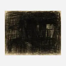 Jack Tworkov, Untitled, 1958, charcoal on paper