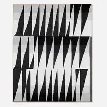 Brent Wadden, BBWW#2, 2014, hand-woven fibers, wool, cotton and acrylic on canvas