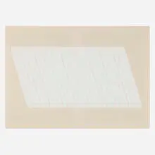 Untitled (Floor) by Rachel Whiteread, 1993, red ink and correction fluid on two attached printed paper sheets, sold Nov 2024