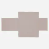 Fred Sandback, Untitled (Study for Sculpture), 1993, cardboard with cuts and white pencil
