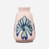 Design Crystal vase with stylized trees by Loretta Holtkamp and Ruben Earl Menzel for Rookwood Pottery, sold Nov 2022