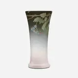 Irene Bishop for Rookwood Pottery, Iris Glaze vase with currants