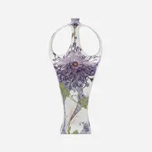 Vase with chrysanthemum by Samuel Schellink for Rozenburg, sold Nov 2022