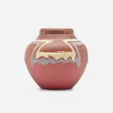 Anna Marie Valentien for Rookwood Pottery, Incised Mat Z-Line vase