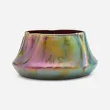 Jacques Sicard for Weller Pottery, Rare bowl with beetles