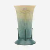 Roseville Pottery, Futura Purple Crocus vase, model 429-9