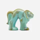 Fulper Pottery, Art Deco cat doorstop
