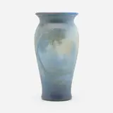 Edward Diers for Rookwood Pottery, Scenic Vellum vase with lake landscape