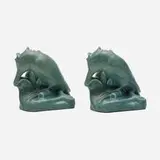 William P. McDonald for Rookwood Pottery, Production kingfisher bookends, pair