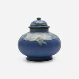 Anna Frances Simpson for Newcomb College Pottery, Lidded jar with roses