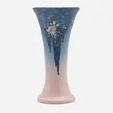 Mae Timberlake for Weller Pottery, Hudson vase with blossoms