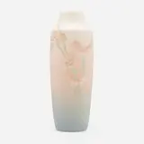 Lenore Asbury for Rookwood Pottery, Vellum vase with dianthus