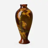 Standard Glaze vase with goldenrods by Howard Altman for Rookwood Pottery, sold Nov 2022