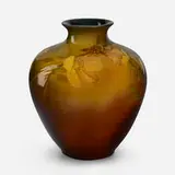 William P. McDonald for Rookwood Pottery, Standard Glaze vase with wild roses