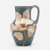Jens Jensen for Rookwood Pottery, Design Crystal decanter with magnolia
