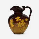 Small Standard Glaze pitcher with coreopsis by Francis William Vreeland for Rookwood Pottery, sold Nov 2022