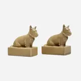 Arthur Conant for Rookwood Pottery, Production Scottie Dog bookends, pair