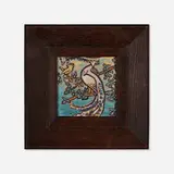 Paul Revere Pottery, Tile, c. 1915, glazed earthenware