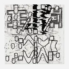 Barry Le Va, Untitled (from the 4 x 4 x 4 portfolio), 1990, screenprint in colors