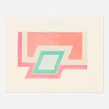 Conway (from the Eccentric Polygons series) by Frank Stella, 1974, lithograph and screenprint on Arches, sold Apr 2021