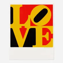 Robert Indiana, German Love, 1968, screenprint on paper