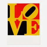 Robert Indiana, German Love, 1968, screenprint on paper