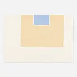 Untitled (Yellow/Blue) (from London Series II) by Robert Motherwell, 1970-71, screenprint in colors on white J.B. Green mould-made Double Elephant, sold Apr 2021