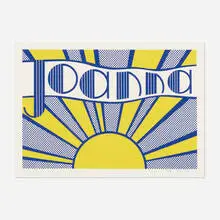 Roy Lichtenstein, Joanna, 1968, offset lithograph in colors on wove paper