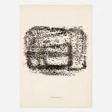 Jean Dubuffet, Earthy Path (Chaussée terreuse) from the portfolio Continuation of Inventory (Suite d'inventaire) from Phenomena (Les Phénomènes), 1958, lithograph