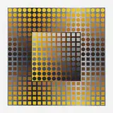Planetary Folklore Participations No. 2 by Victor Vasarely, 1971, polystyrene, sold Apr 2021