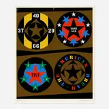 Robert Indiana, The American Dream (from Decade), 1971, screenprint in colors on Schoellers Parole