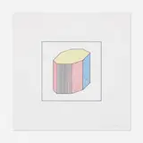 Sol LeWitt, Untitled (from Twelve Forms Derived From a Cube), 1984, screenprint in colors on Arches