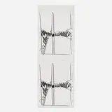 Washington Monument (uncut sheet of two) by Andy Warhol, 1974, screenprint on wallpaper, sold Apr 2021