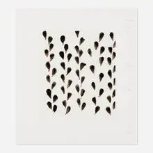 Wallflower 33 by Donald Sultan, 2008, screenprint in colors, sold Apr 2021