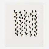Wallflower 33 by Donald Sultan, 2008, screenprint in colors, sold Apr 2021